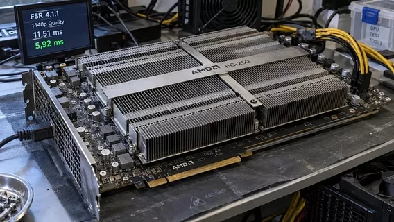 Ентузіасти перетворили стару майнінгову відеокарту від AMD на ігрову з підтримкою FSR 4